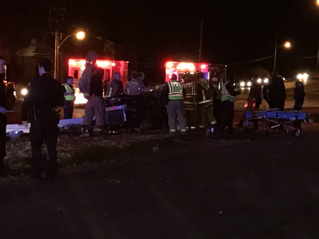 Fire extinguisher used to save car crash occupants Fire Extinguishers