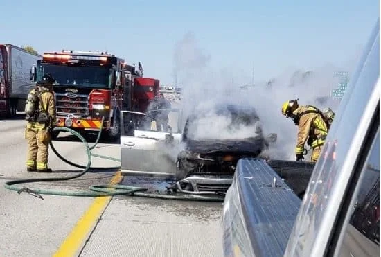 Local ‘hero’ saves mother and baby from car fire
